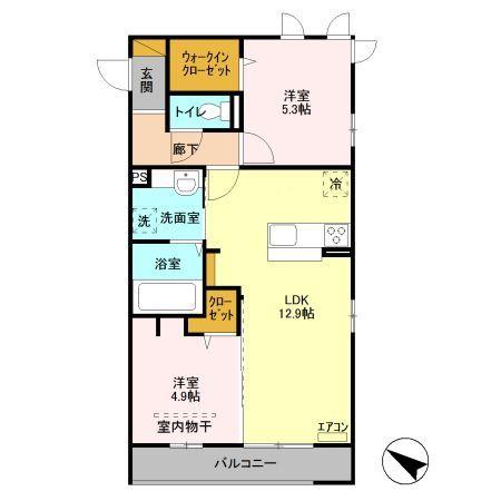 プレミール（101） 間取り図画像