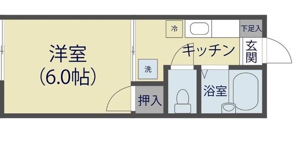 光ニューハイツ（206） 間取り図画像