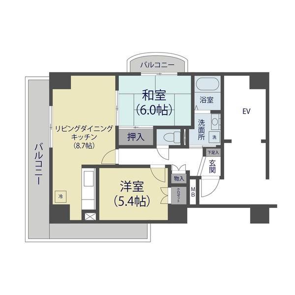 ウインズステージ（603） 間取り図画像