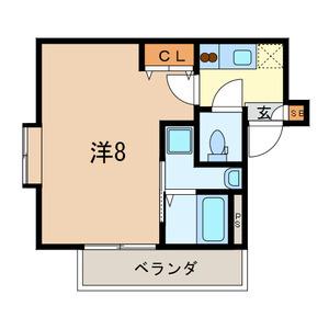 ぺアドレン（201） 間取り図画像