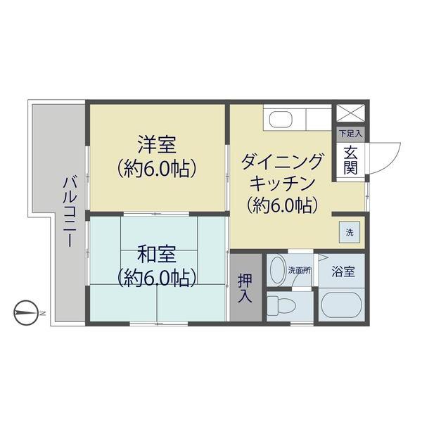 ロキシーグリーンヒルＣ（205） 間取り図画像
