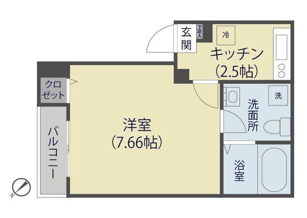 レユシット草加（102） 間取り図画像