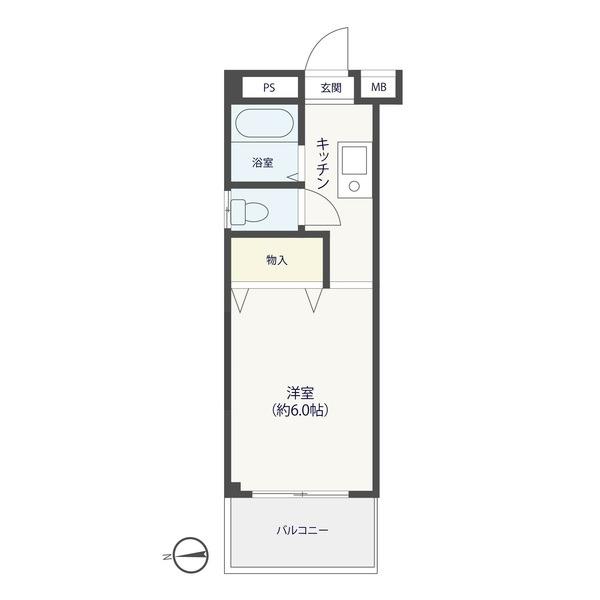 シャルマン草加駅前 間取り図画像