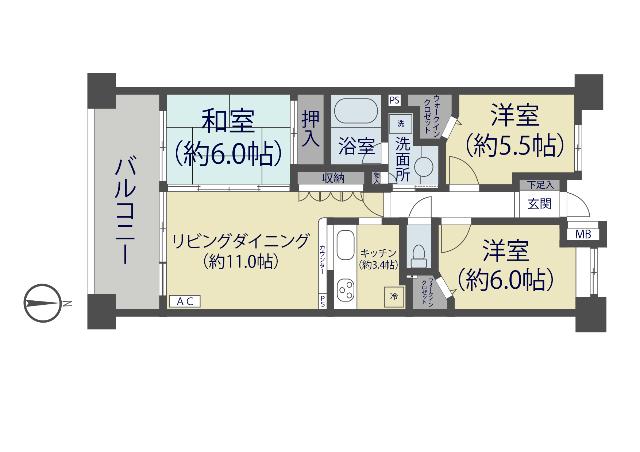  間取り図写真