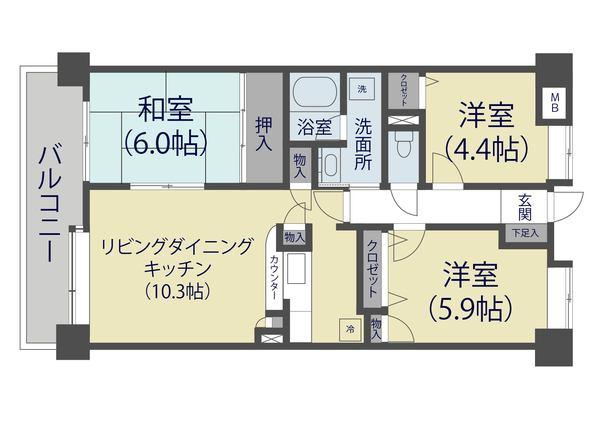シュティーレマツバラ（703） 間取り図画像