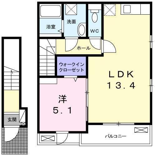 シオンジェルメ（202） 間取り図画像
