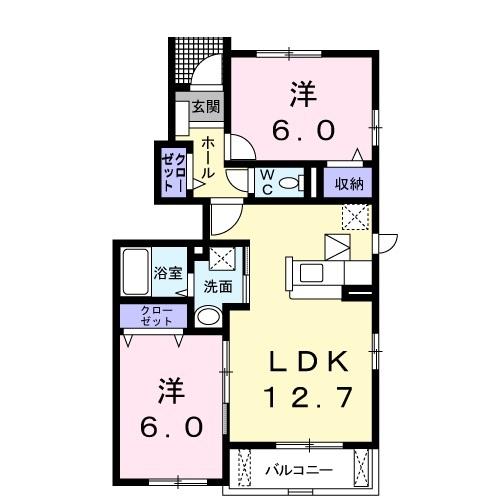 カーラ（103） 間取り図画像
