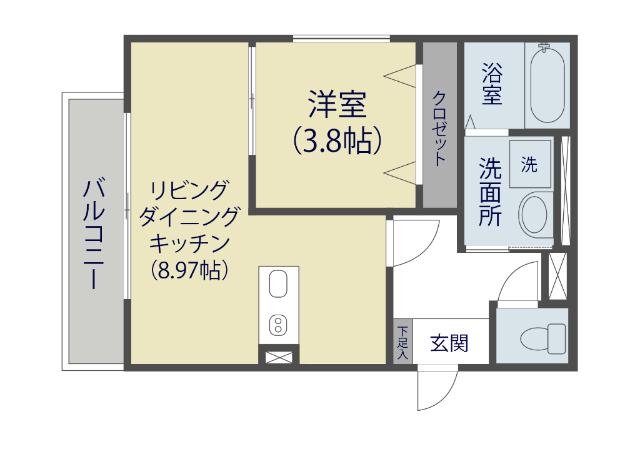 citta（304） 間取り図画像