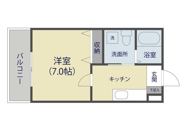 ボヌール北谷（302） 間取り図画像