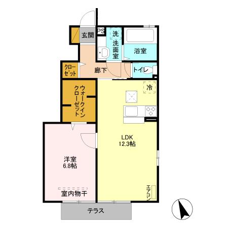 VIA MONTE NAPOLEONE（101） 間取り図画像