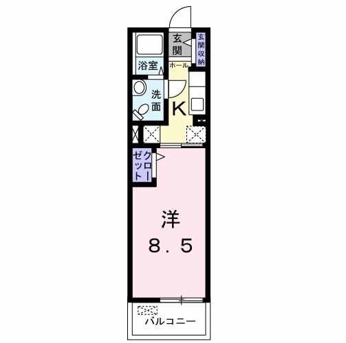 ヴェルファーレⅡ（202） 間取り図画像