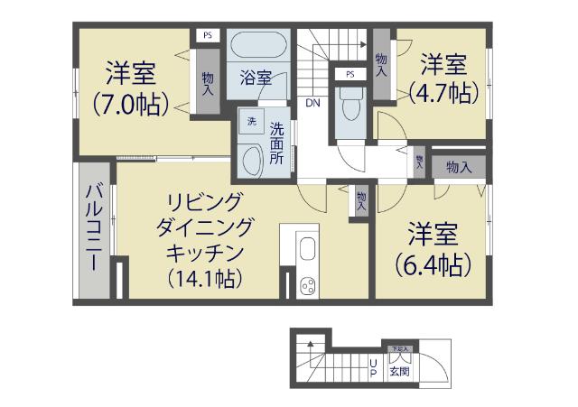  間取り図写真