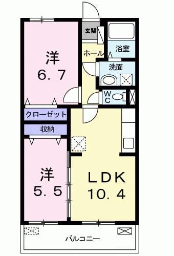 ザ　レジデンス　イレスト（103） 間取り図画像