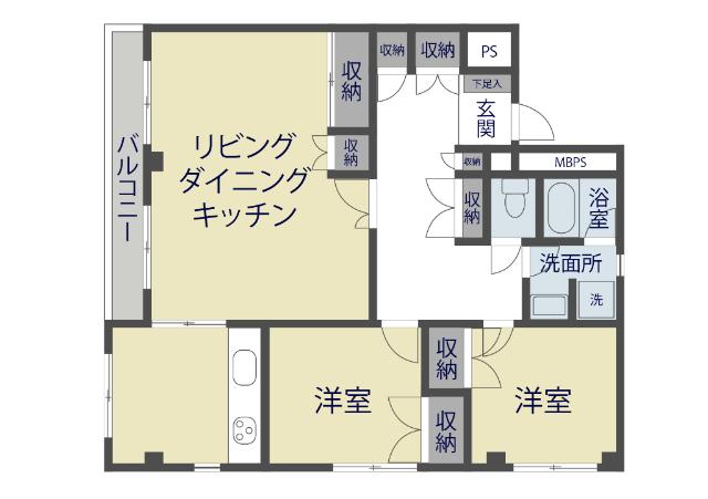  間取り図写真