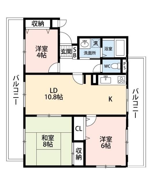 グランコート草加（303） 間取り図画像