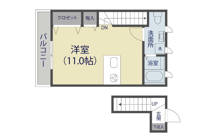 アビエスコート（203） 間取り図画像
