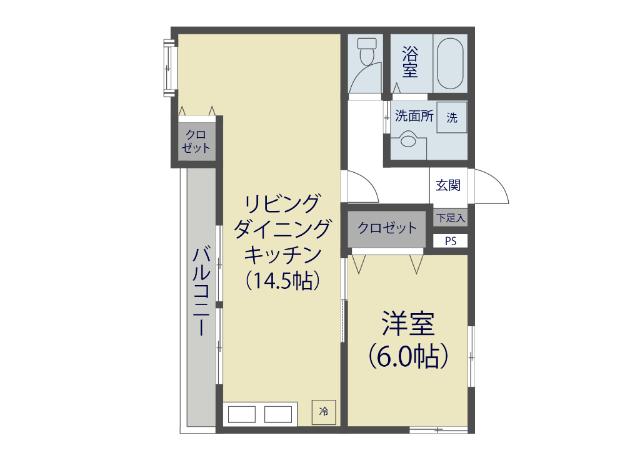 MK-Ⅱ（旧：浅井ハイツⅡ）（201） 間取り図画像