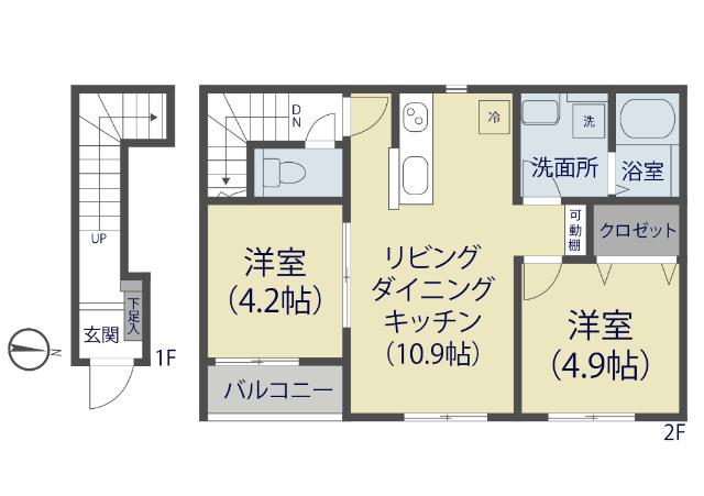 間取り図写真