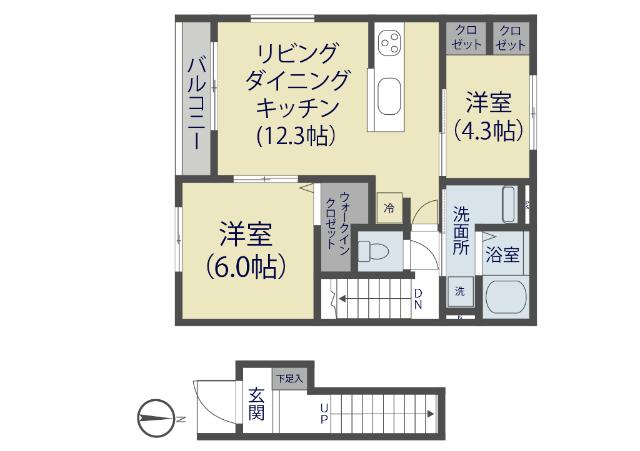 間取り図写真