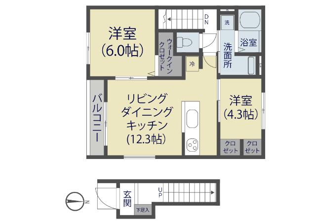  間取り図写真
