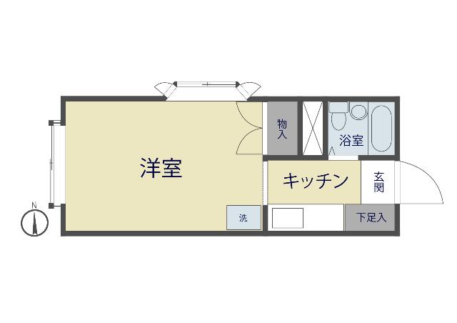 出窓はありません。