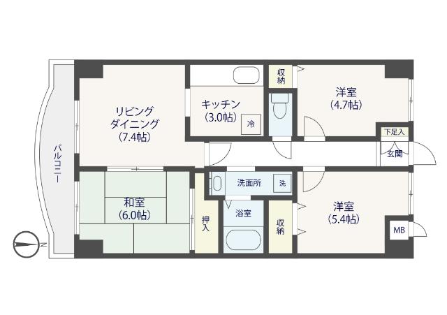  間取り図写真
