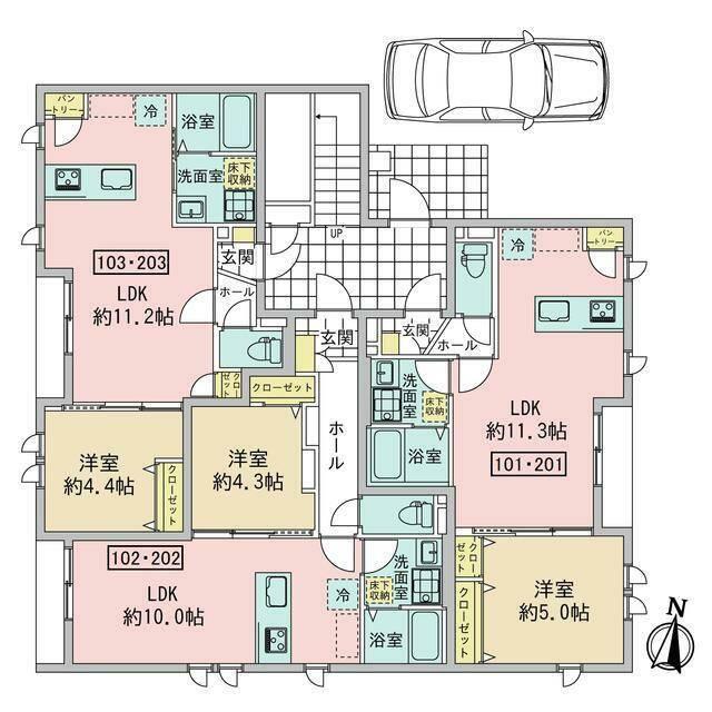  間取り図写真