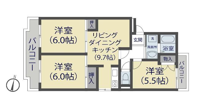  間取り図写真