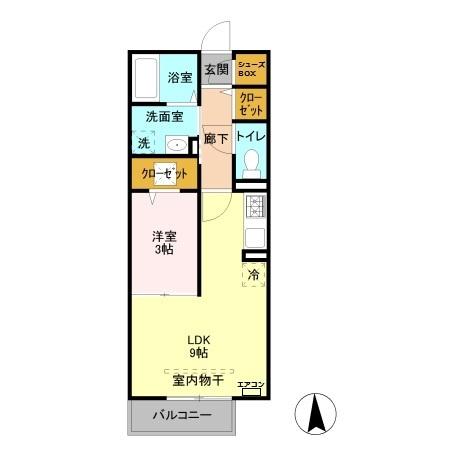 メイサ氷川（202） 間取り図画像