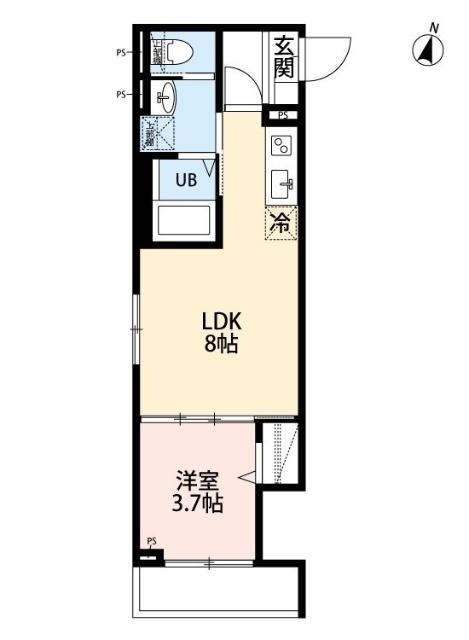 robot home 新田（305） 間取り図画像