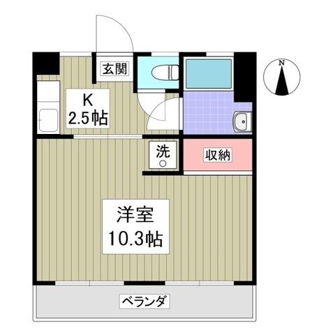 稲荷マンション（108） 間取り図画像