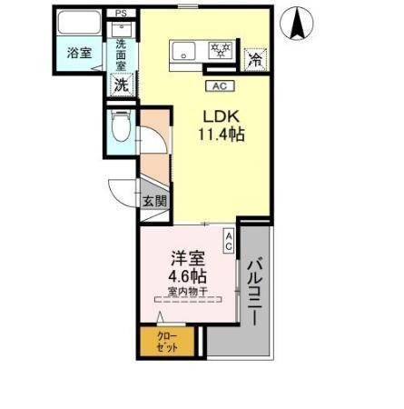 ノーブルラフィネ蕨（203） 間取り図画像