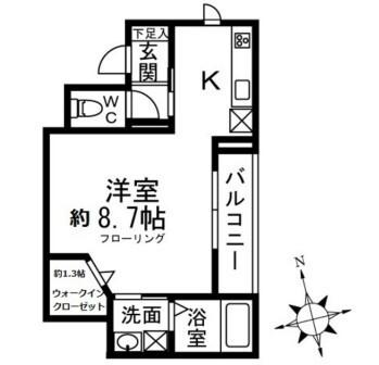 Raffine（201） 間取り図画像