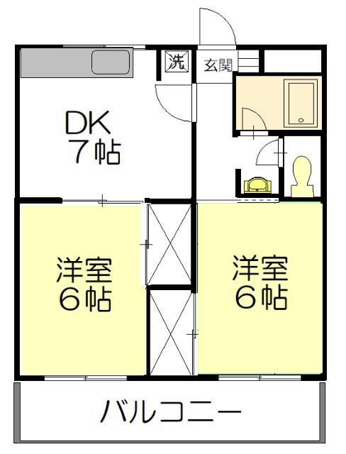 STハイツⅠ（102） 間取り図画像