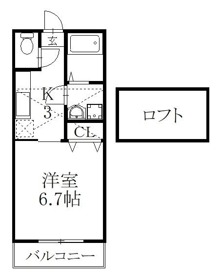 プレステージ谷塚Ⅱ（202） 間取り図画像