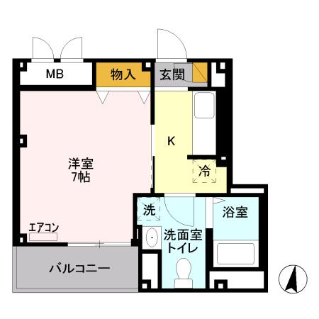 サン・リーフ（403） 間取り図画像