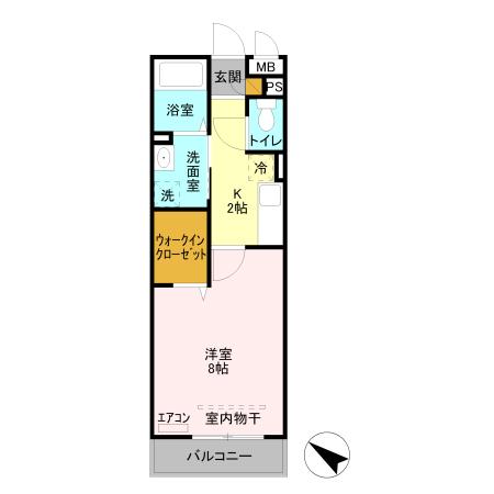 フォレスタ（305） 間取り図画像
