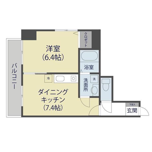 リリー松原（606） 間取り図画像