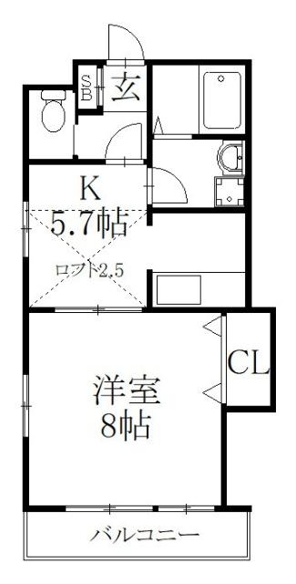 パルティール（205） 間取り図画像
