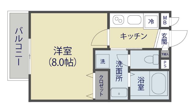 ハッピーハウス（207） 間取り図画像