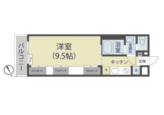 リブリ・キアーロ（103） 間取り図画像