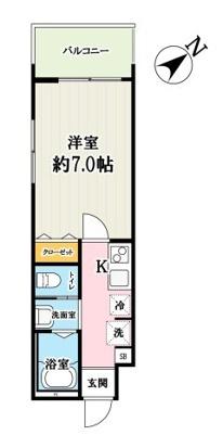 キャメル草加谷塚2丁目A棟（105） 間取り図画像