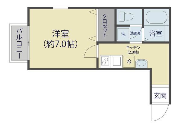 キャメル草加吉町（102） 間取り図画像