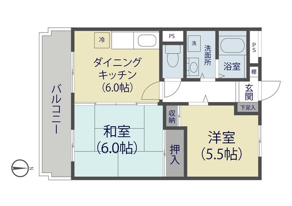 ルミエール清水（402） 間取り図画像