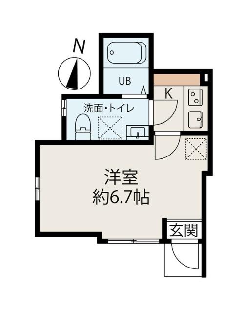 penny lane（201） 間取り図画像