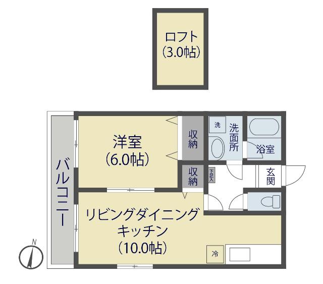 メゾン・レーヴ（205） 間取り図画像