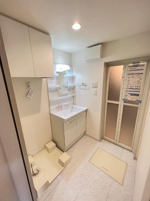 草加市松江アパート 洗面