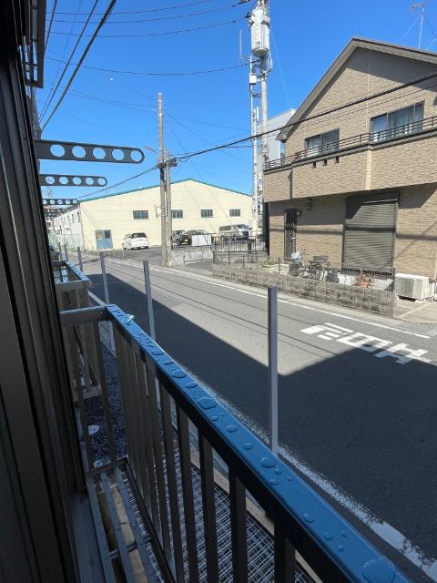草加市小山アパート バルコニー
