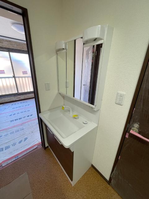草加市小山アパート 洗面