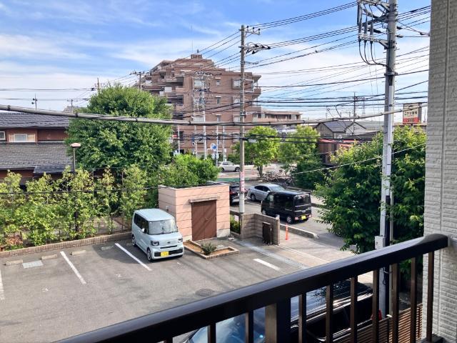 草加市金明町アパート 眺望